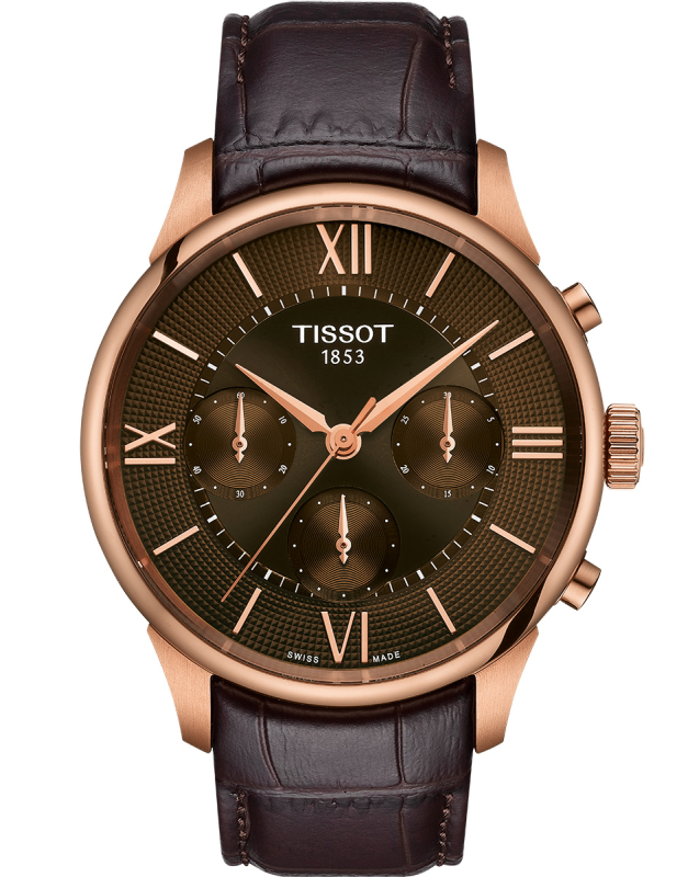 Ceas Tissot T-Classic Traditional Chemin Des Tourelles Automatic Chronograph