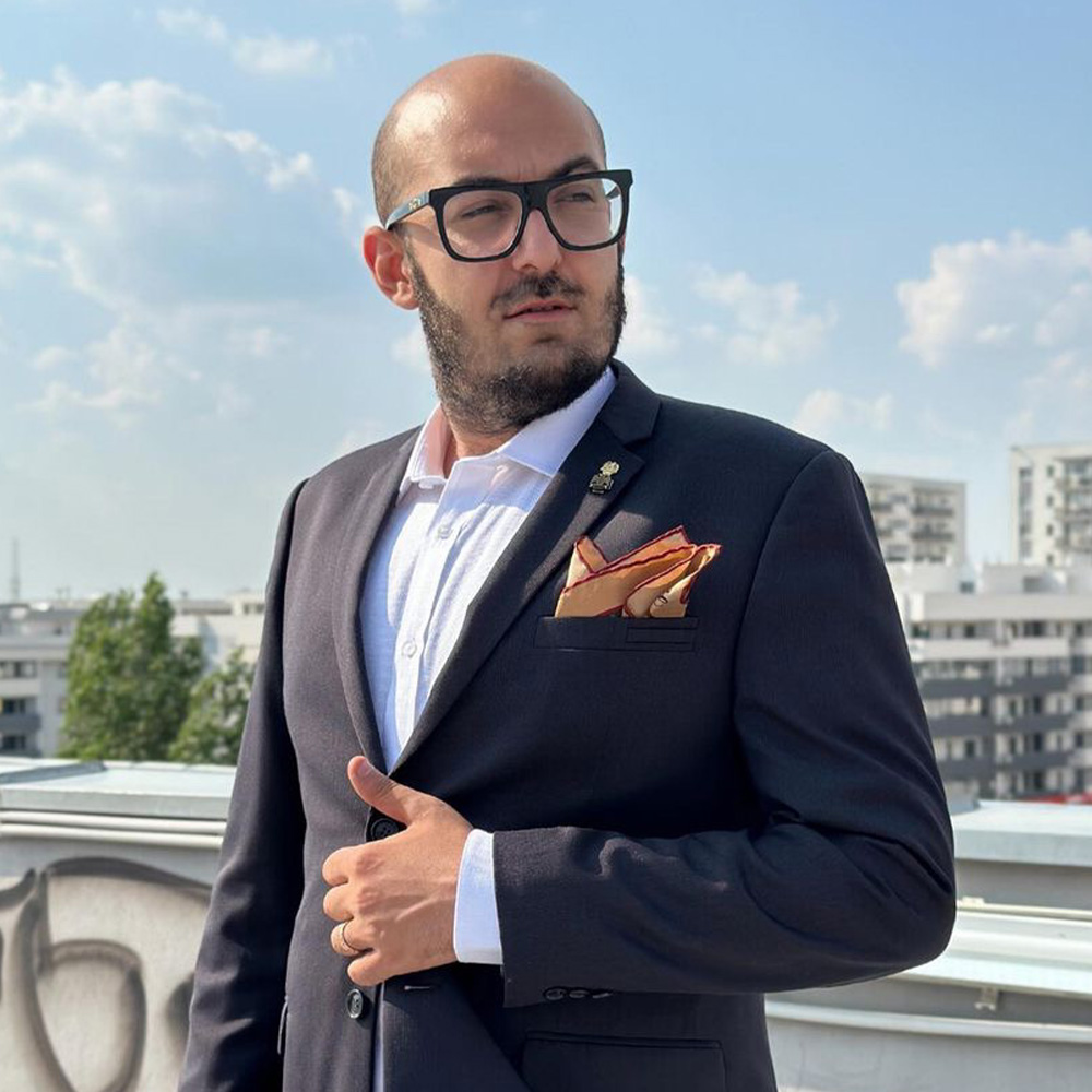 ARLEQUIN POCKET SQUARE OM 2