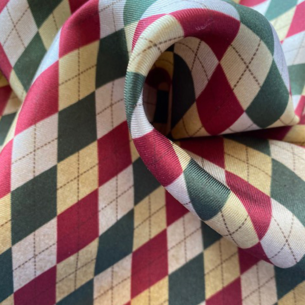 Eșarfă din mătase naturală – Arlequin Vintage