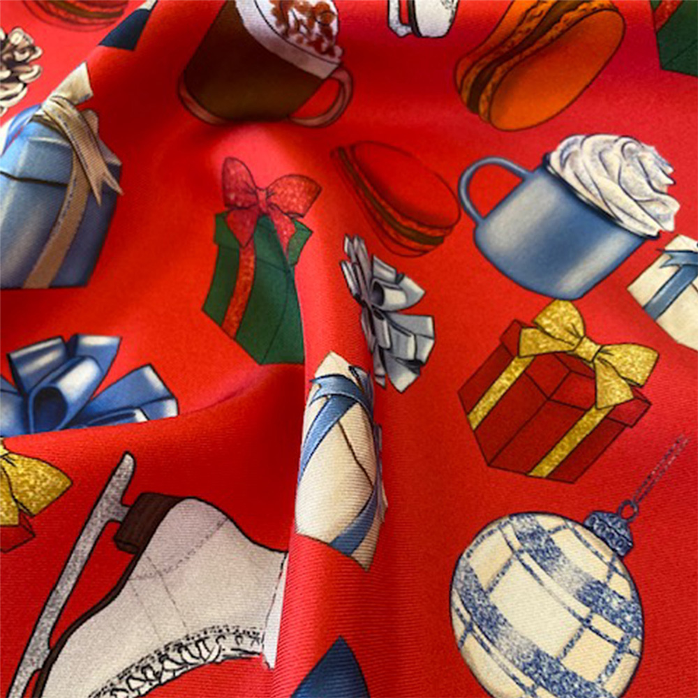 Eșarfă din mătase Candyland (Ediție Limitată de Sărbători)