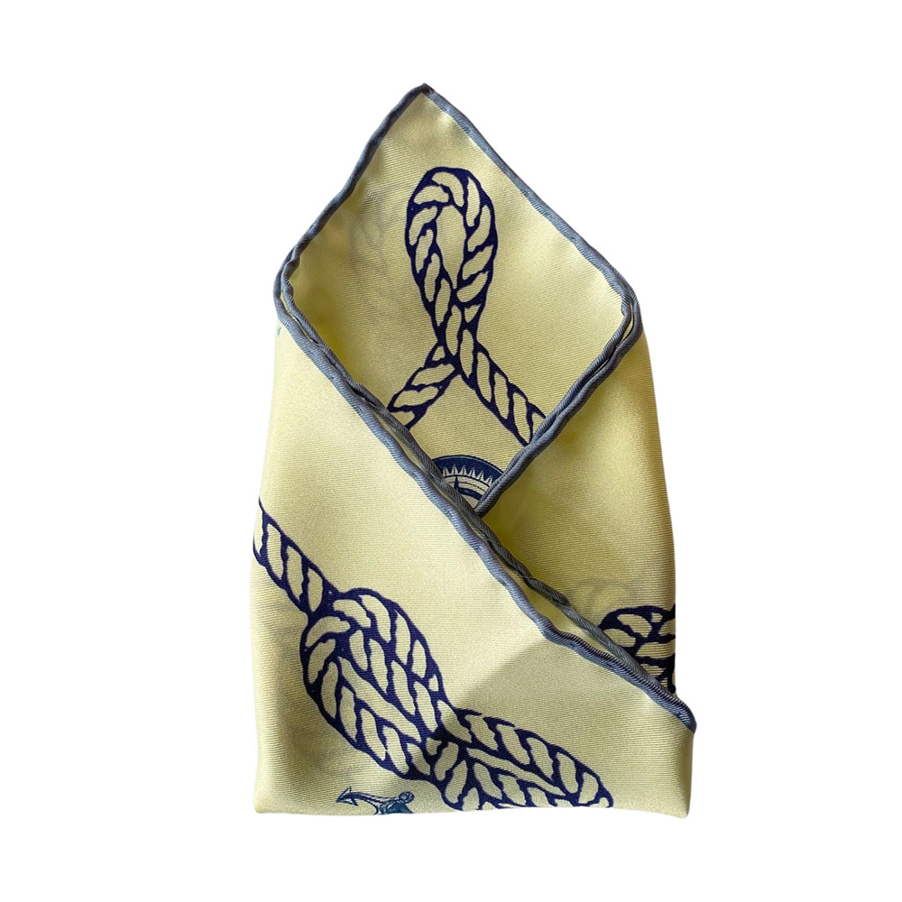 NAUTICAL CHIC IVORY POCKET SQ OM 3