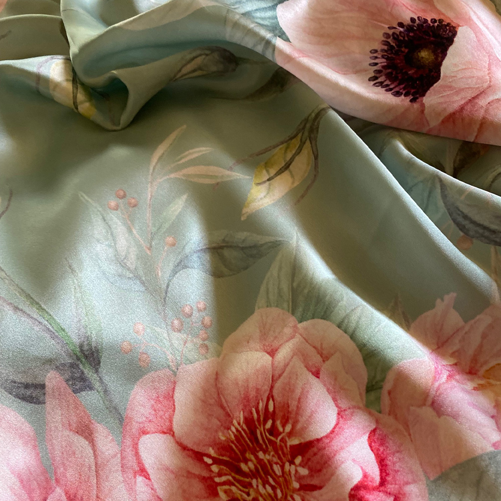PINK PEONIES SCARF OM 3