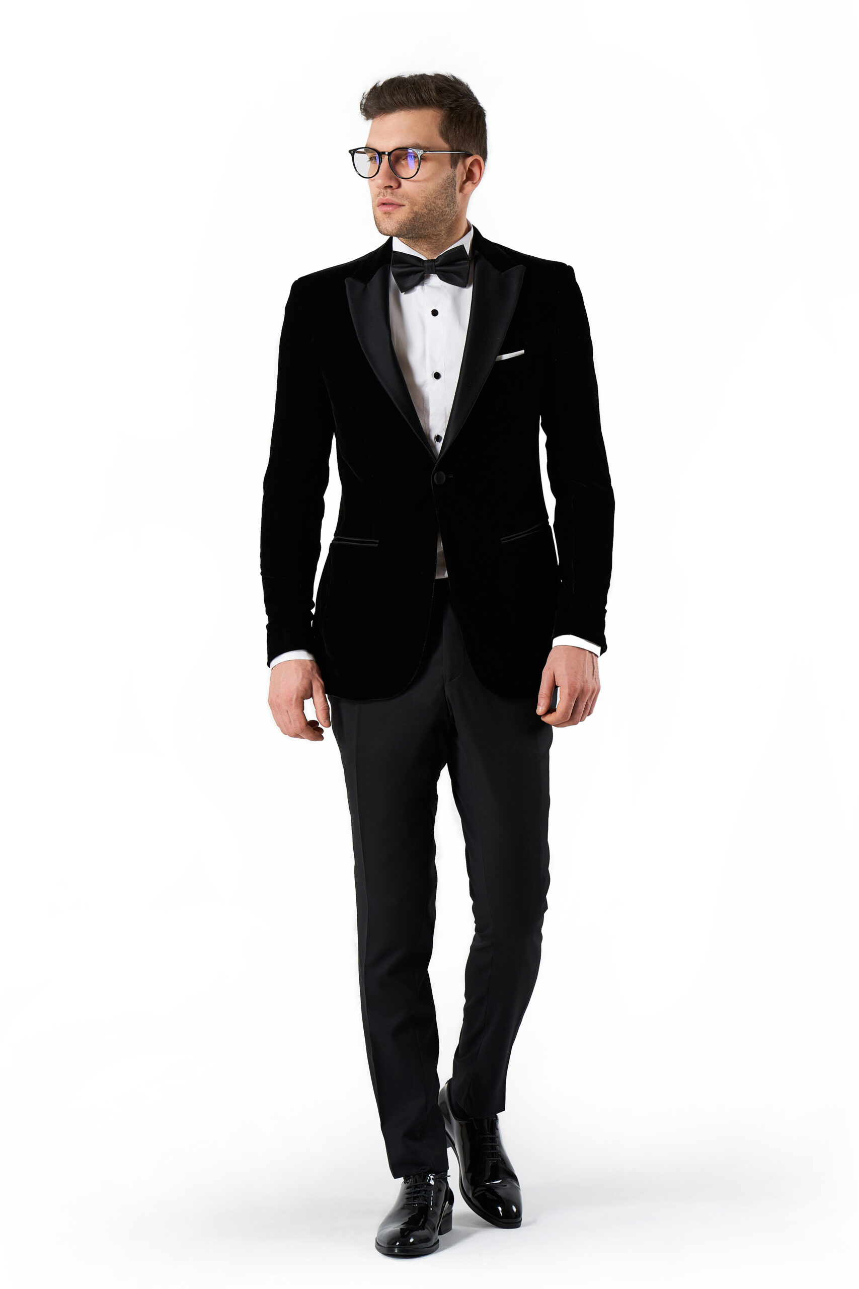 Smoking de catifea neagră “The Velvet Icon”