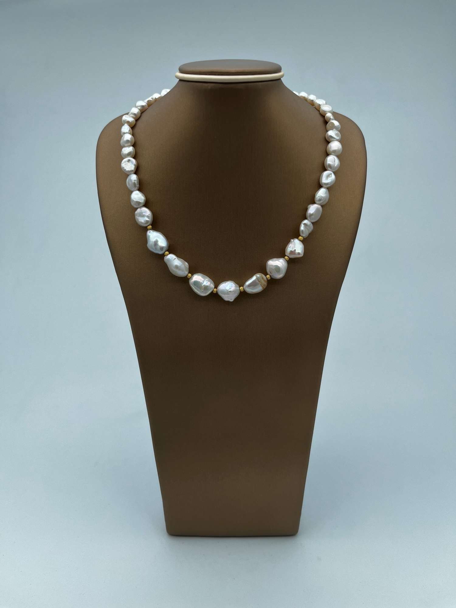 Colier din perle naturale tip baroc